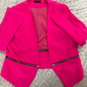 Women’s pink blazer